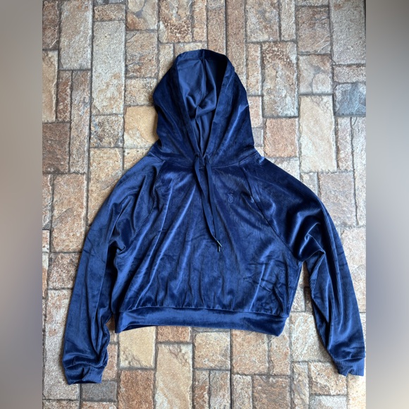 Victoria's Secret Tops - Victoria's Secret On Point Navy hoodie